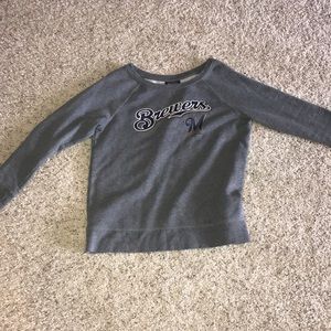 Milwaukee brewers crew neck